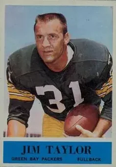 1964 Philadelphia #80 - Jim Taylor - Green Bay Packers