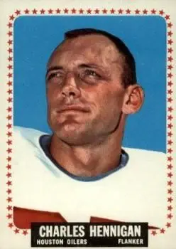 1964 Topps #75 - Charlie Hennigan - Houston Oilers - Front