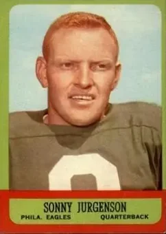 1963 Topps #110 - Sonny Jurgensen - Philadelphia Eagles