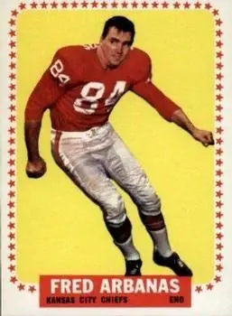1964 Topps #89 - Fred Arbanas - Kansas City Chiefs