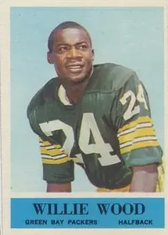 1964 Philadelphia #82 - Willie Wood - Green Bay Packers