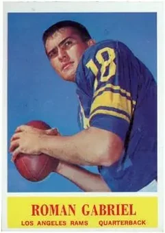 1964 Philadelphia #89 - Roman Gabriel - Los Angeles Rams