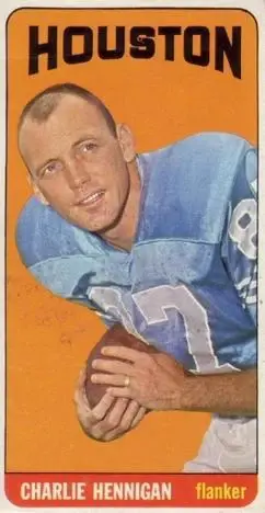 1965 Topps #78 - Charlie Hennigan - Houston Oilers 1965 Topps #78 - Charlie Hennigan - Houston Oilers