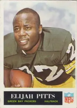 1965 Philadelphia #80 - Elijah Pitts - Green Bay Packers