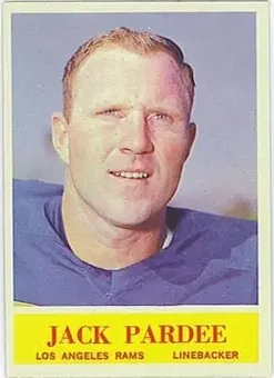 1964 Philadelphia #92 - Jack Pardee - Los Angeles Rams