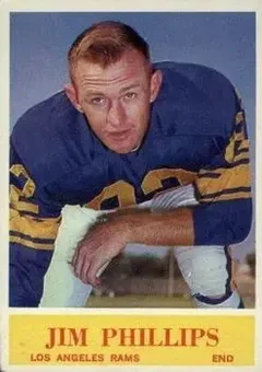 1964 Philadelphia #93 - Jim Phillips - Los Angeles Rams