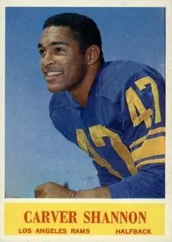 1964 Philadelphia #94 - Carver Shannon - Los Angeles Rams - Front
