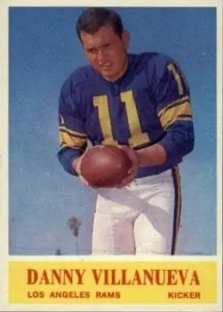 1964 Philadelphia #96 - Danny Villanueva - Los Angeles Rams