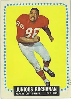1964 Topps #92 - Buck Buchanan - Kansas City Chiefs