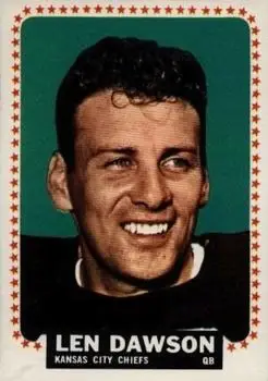 1964 Topps #96 - Len Dawson - Kansas City Chiefs
