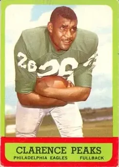1963 Topps #113 - Clarence Peaks - Philadelphia Eagles
