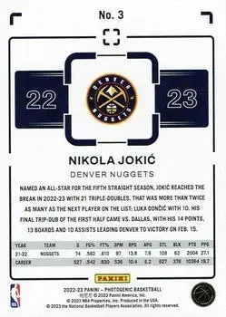 Back of Nikola Jokić