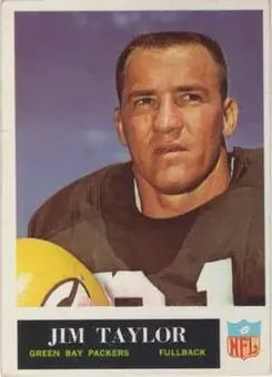 1965 Philadelphia #82 - Jim Taylor - Green Bay Packers