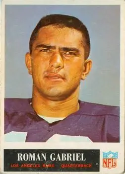 1965 Philadelphia #87 - Roman Gabriel - Los Angeles Rams