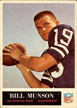 1965 Philadelphia #93 - Bill Munson - Los Angeles Rams
