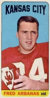 1965 Topps #89 - Fred Arbanas - Kansas City Chiefs