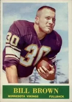 1964 Philadelphia #101 - Bill Brown - Minnesota Vikings