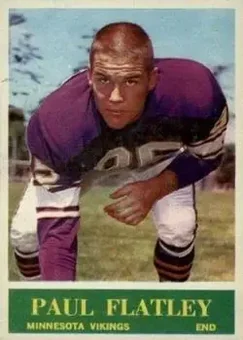 1964 Philadelphia #102 - Paul Flatley - Minnesota Vikings
