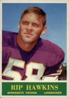 1964 Philadelphia #103 - Rip Hawkins - Minnesota Vikings