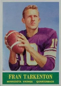 1964 Philadelphia #109 - Fran Tarkenton - Minnesota Vikings 1964 Philadelphia #109 - Fran Tarkenton - Minnesota Vikings
