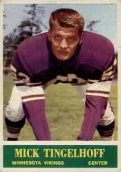 1964 Philadelphia #110 - Mick Tingelhoff - Minnesota Vikings