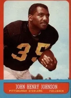 1963 Topps #123 - John Johnson - Pittsburgh Steelers