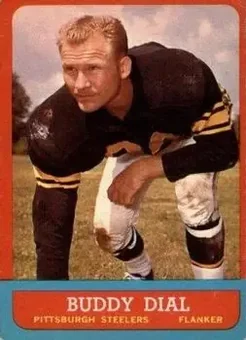 1963 Topps #124 - Buddy Dial - Pittsburgh Steelers