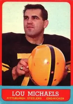 1963 Topps #130 - Lou Michaels - Pittsburgh Steelers