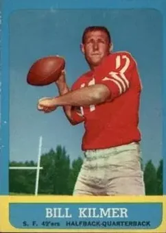 1963 Topps #136 - Bill Kilmer - San Francisco 49ers