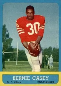 1963 Topps #137 - Bernie Casey - San Francisco 49ers