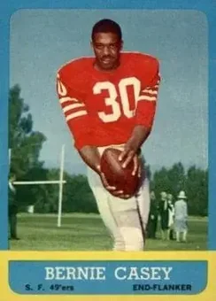 1963 Topps #137 - Bernie Casey - San Francisco 49ers