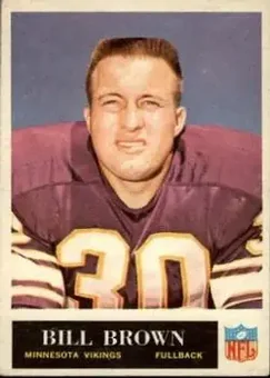 1965 Philadelphia #102 - Bill Brown - Minnesota Vikings