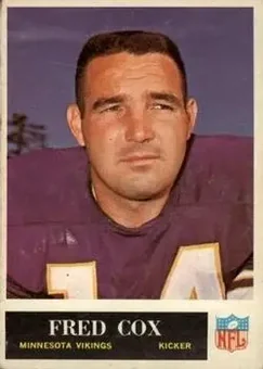 1965 Philadelphia #104 - Fred Cox - Minnesota Vikings
