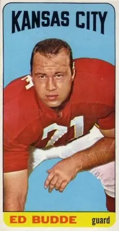 1965 Topps #95 - Ed Budde - Kansas City Chiefs