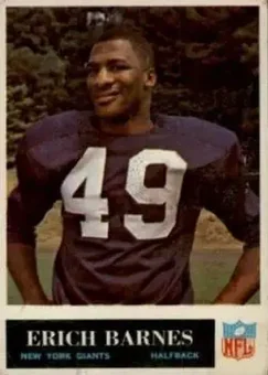 1965 Philadelphia #114 - Erich Barnes - New York Giants 1965 Philadelphia #114 - Erich Barnes - New York Giants