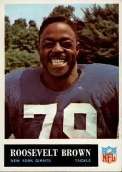 1965 Philadelphia #115 - Roosevelt Brown - New York Giants