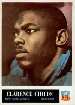 1965 Philadelphia #116 - Clarence Childs - New York Giants - Front 1965 Philadelphia #116 - Clarence Childs - New York Giants - Front