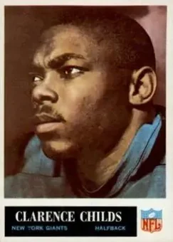 1965 Philadelphia #116 - Clarence Childs - New York Giants