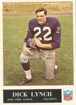1965 Philadelphia #119 - Dick Lynch - New York Giants