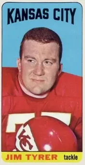 1965 Topps #110 - Jim Tyrer - Kansas City Chiefs