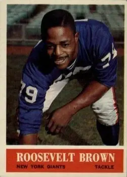 1964 Philadelphia #114 - Roosevelt Brown - New York Giants - Front