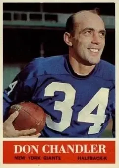 1964 Philadelphia #115 - Don Chandler - New York Giants