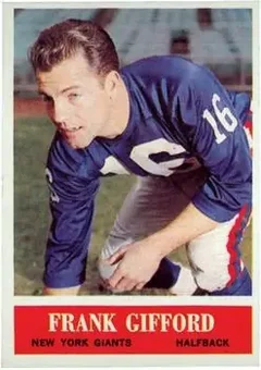 1964 Philadelphia #117 - Frank Gifford - New York Giants