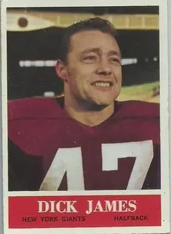 1964 Philadelphia #118 - Dick James - New York Giants