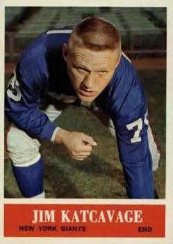1964 Philadelphia #119 - Jim Katcavage - New York Giants