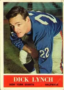 1964 Philadelphia #121 - Dick Lynch - New York Giants