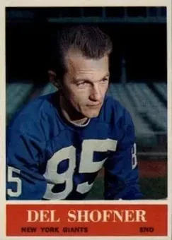 1964 Philadelphia #123 - Del Shofner - New York Giants 1964 Philadelphia #123 - Del Shofner - New York Giants