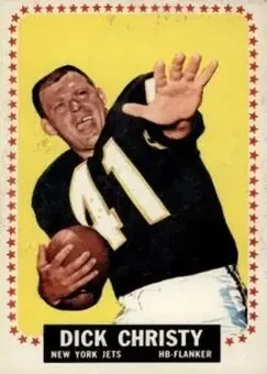 1964 Topps #111 - Dick Christy - New York Jets 1964 Topps #111 - Dick Christy - New York Jets