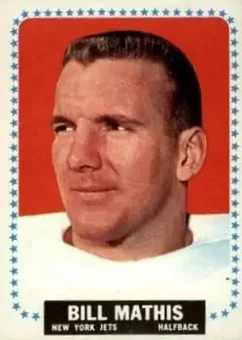 1964 Topps #120 - Bill Mathis - New York Jets