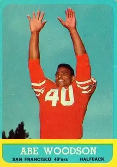 1963 Topps #141 - Abe Woodson - San Francisco 49ers